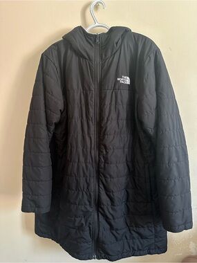 The North Face Y2K MOSSBUD REVERSIBLE Black Hooded Jacket